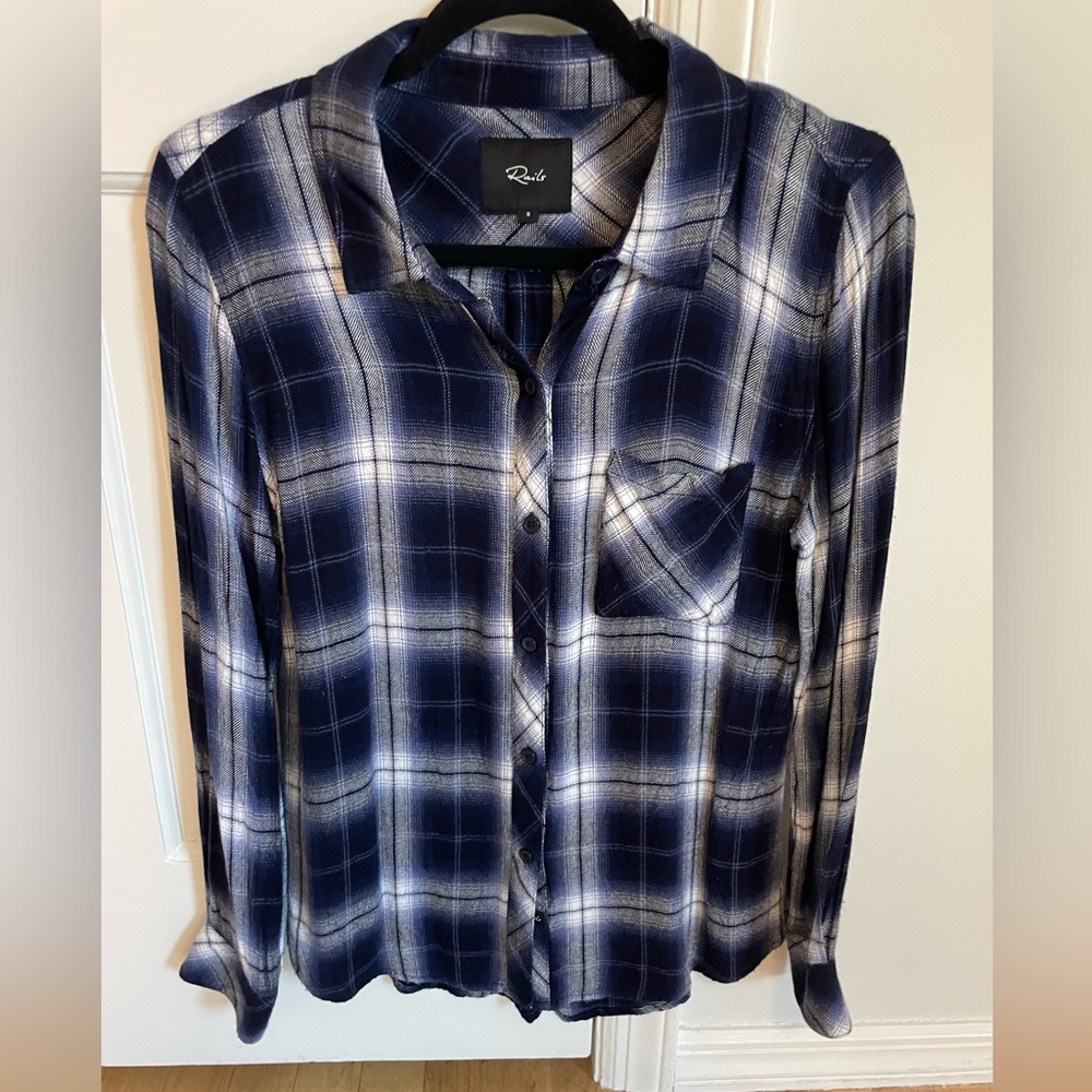 Rails Blue Plaid Flannel